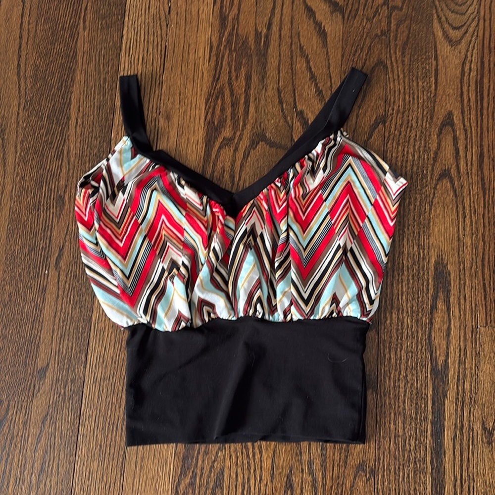Women Lily K flowy cropped tank top size XS